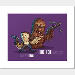 Han Sol-OWL and c-HOO-HOO-hewbacca Posters and Art